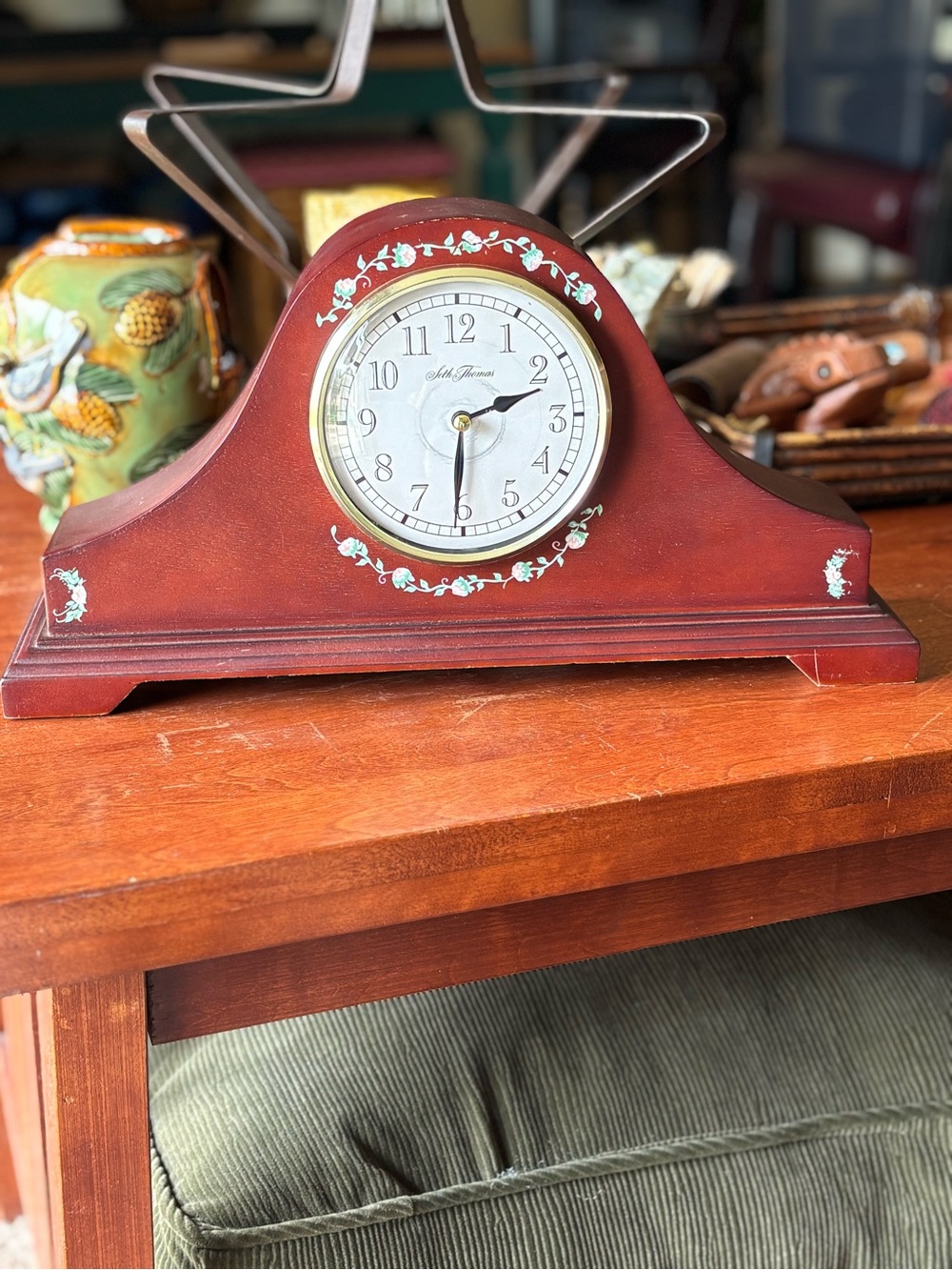 Upscaled vintage Seth Thomas mantel clock 1950’s